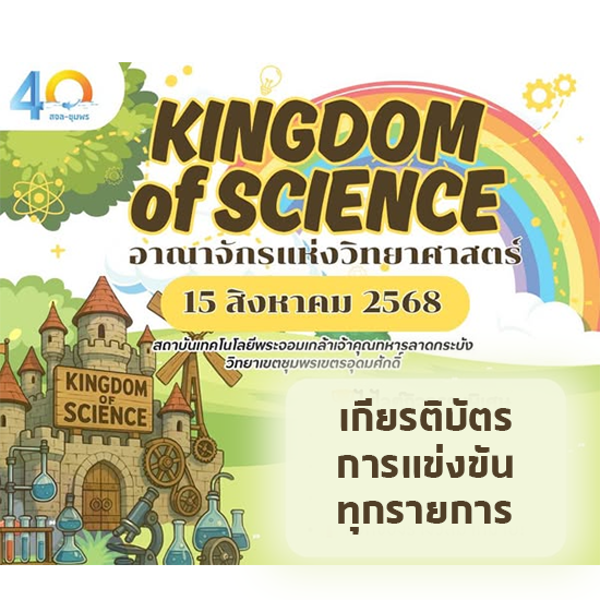 เกียรติบัตรทุกการแข่งขัน งานวันวิทยาศาสตร์ ประจำปี 2568